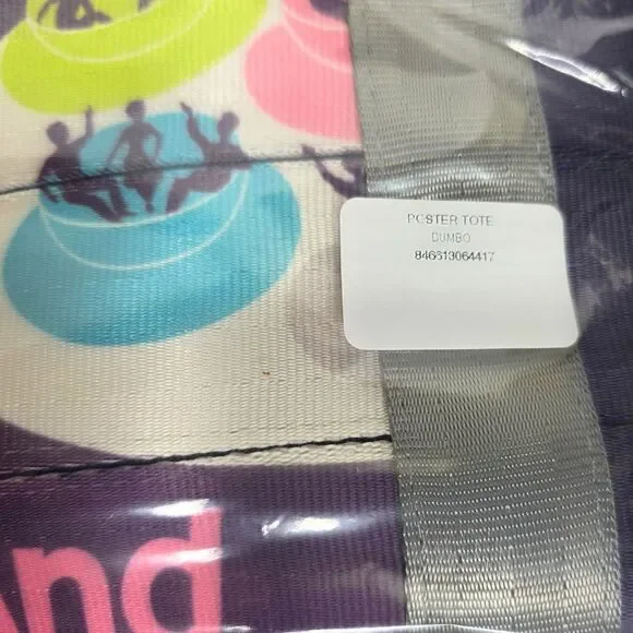 Disney Harveys Disneyland 70th Dumbo Fantasyland Tote Bag Purse - NWT - Picture 6 of 10